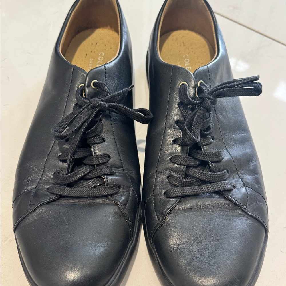 Cole Haan Black Leather Sneakers
